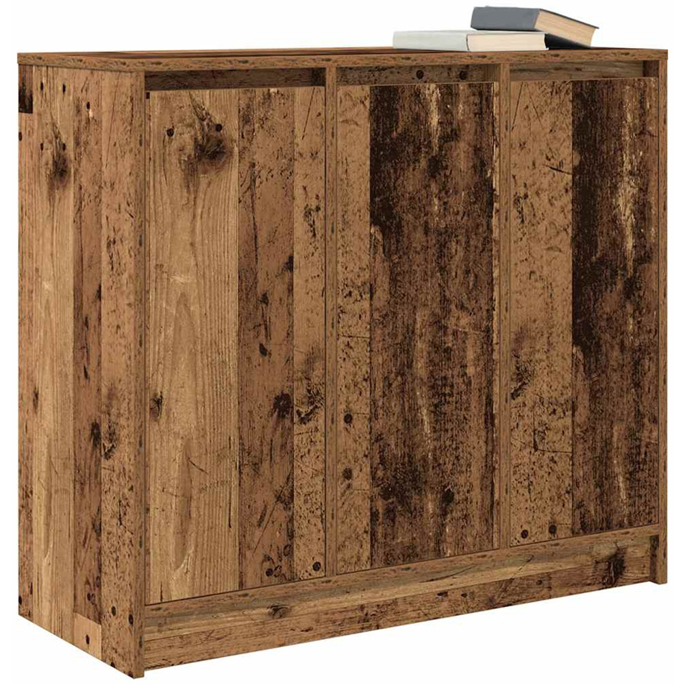 vidaXL 3 Door Old Wood Sideboard Image 4