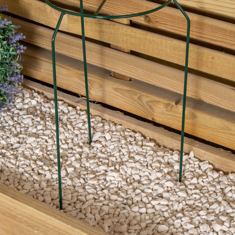 Samuel Alexander Dark Green Metal Herbaceous Plant Support 40 x 20cm Image 8