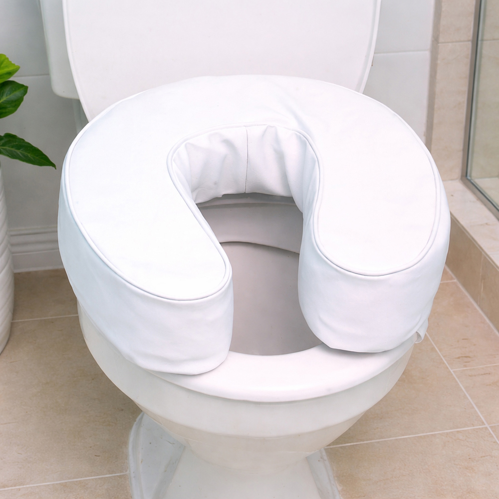Avilo White Raised Toilet Seat 101.6mm Image 2