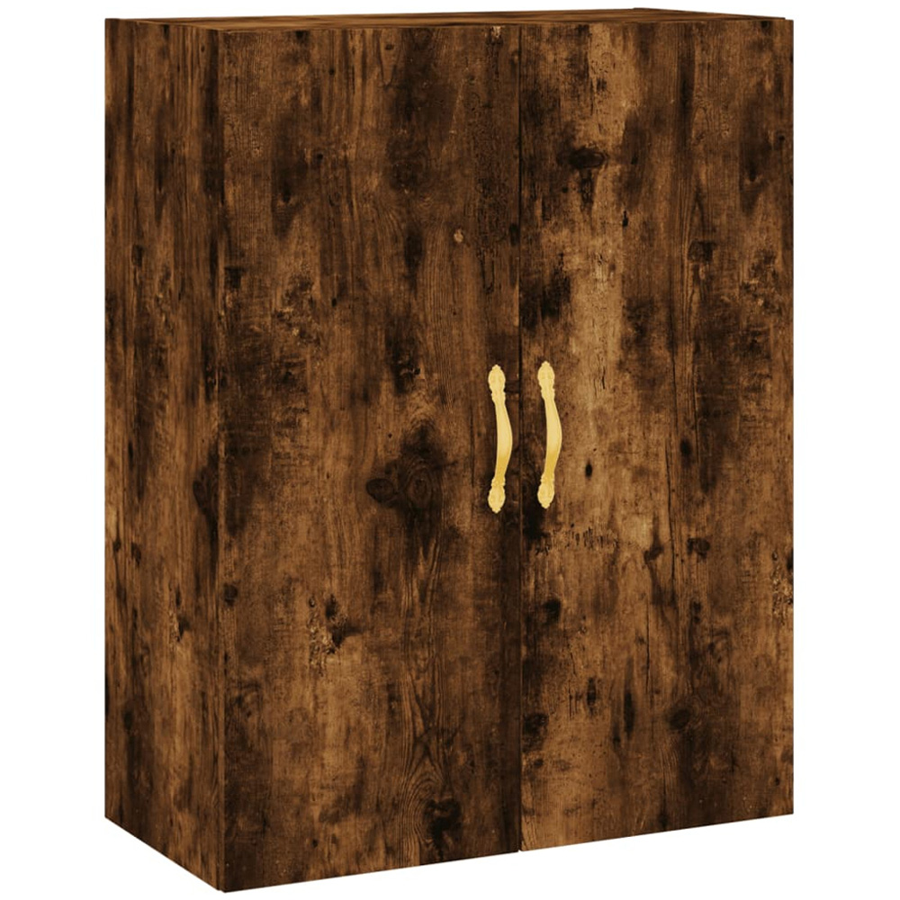 vidaXL 2 Door Smoked Oak Wall Mounted Cabinet Image 2