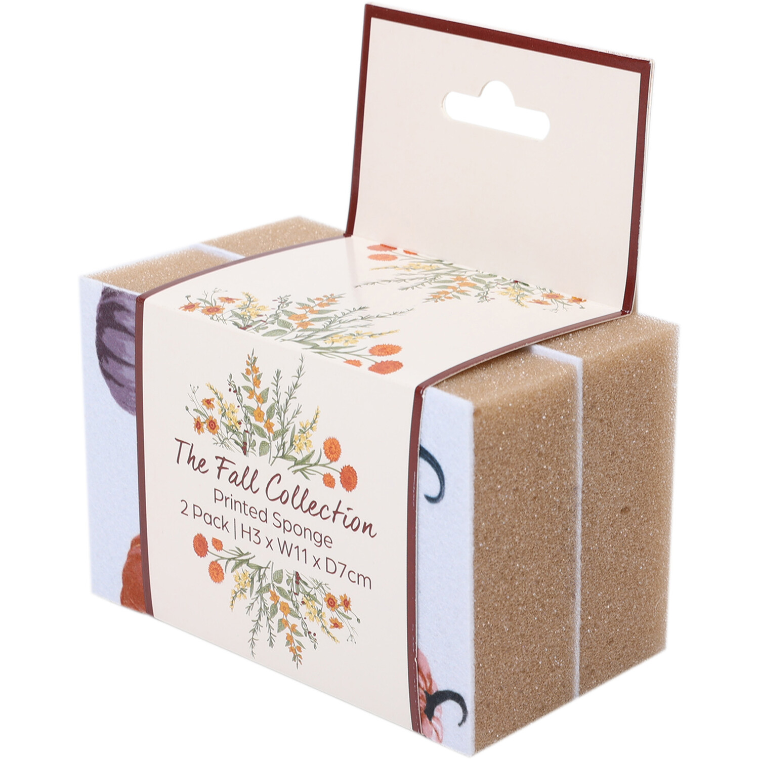 Pack of 2 Autumn Printed Sponges Image 3