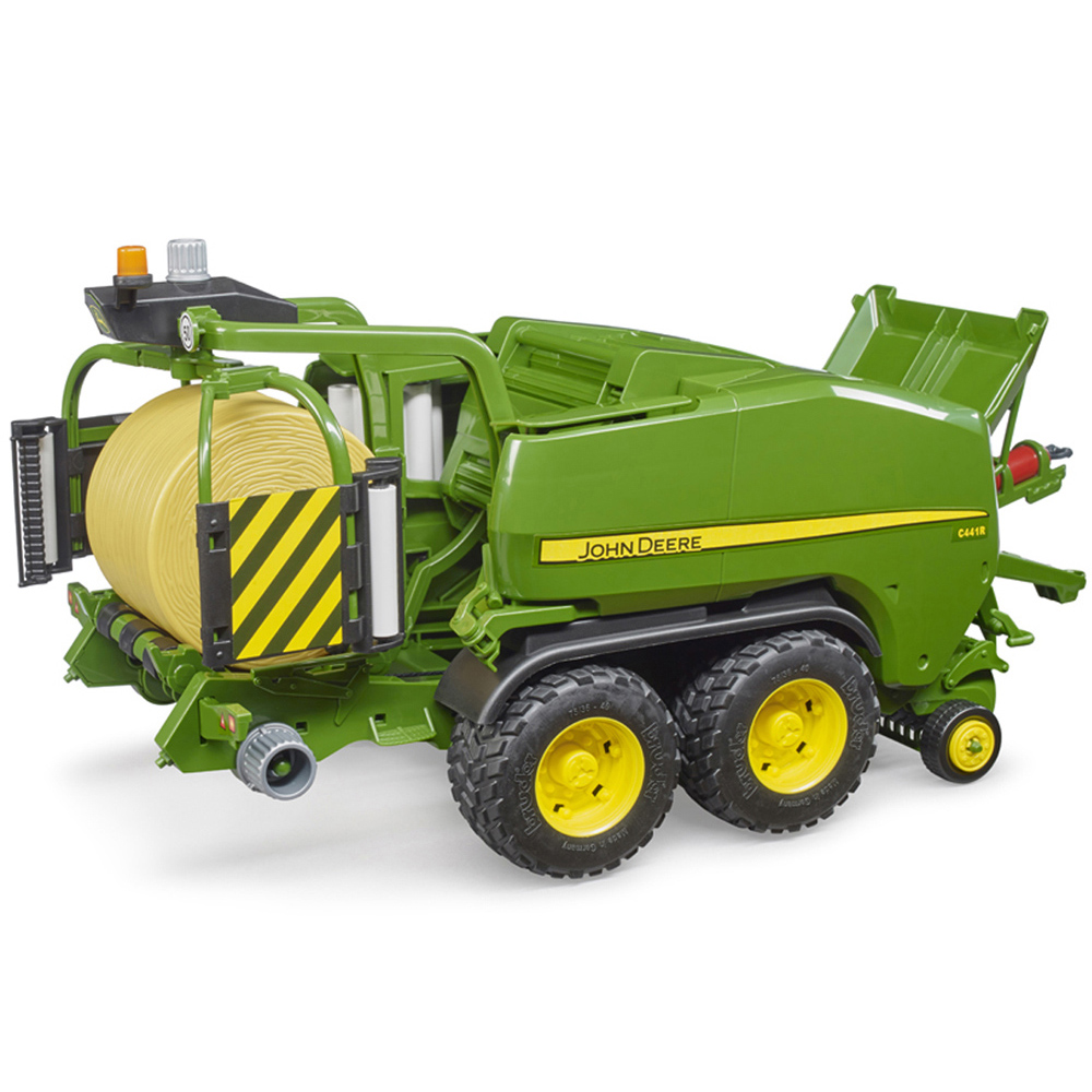 Bruder Kids John Deere C441R Wrapping Chamber Baler Playset Model Image 6
