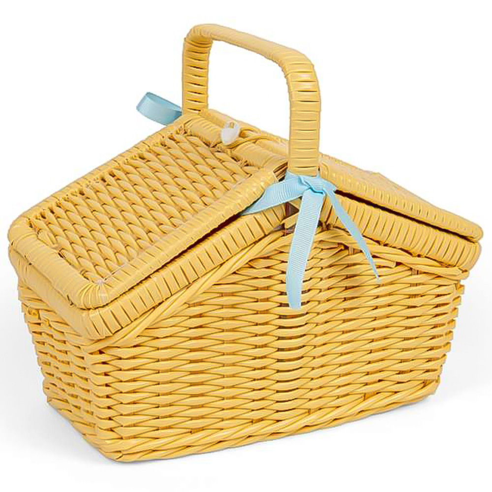 Bigjigs Toys Kids Picnic Basket Playset Image 4