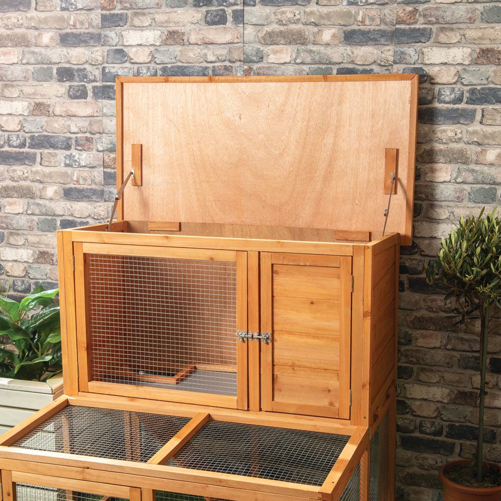 Small Animal Hutch and Run 100 x 90cm Image 5