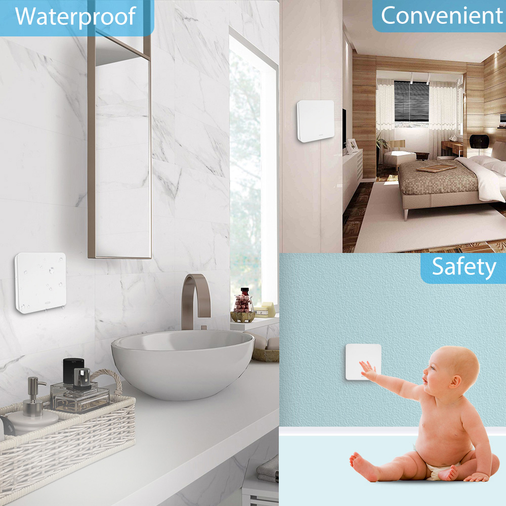 ENER-J ECO 3 Gang White Wireless Kinetic Switch Image 4