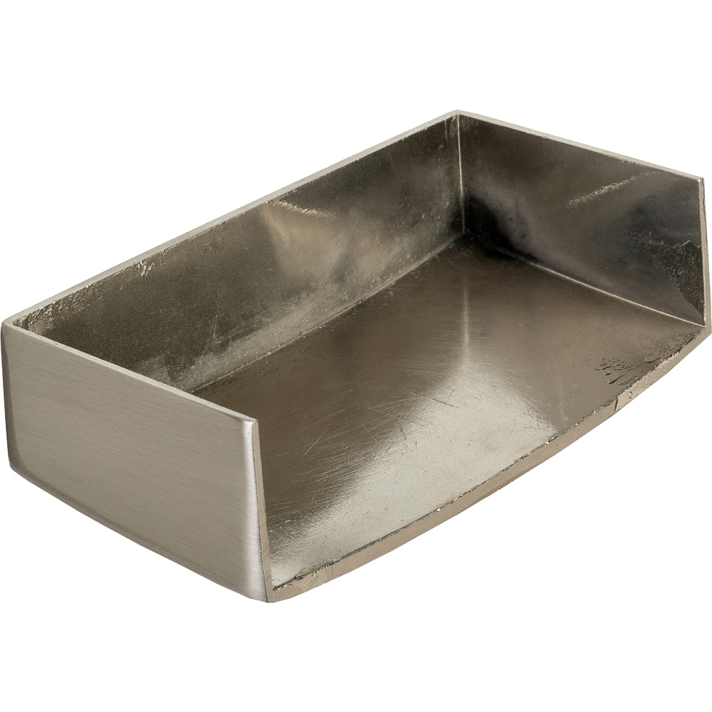 Blueprint Joinery Cambridge Brushed Nickel Half Square Newel Post Cap 94 x 45mm Image 2
