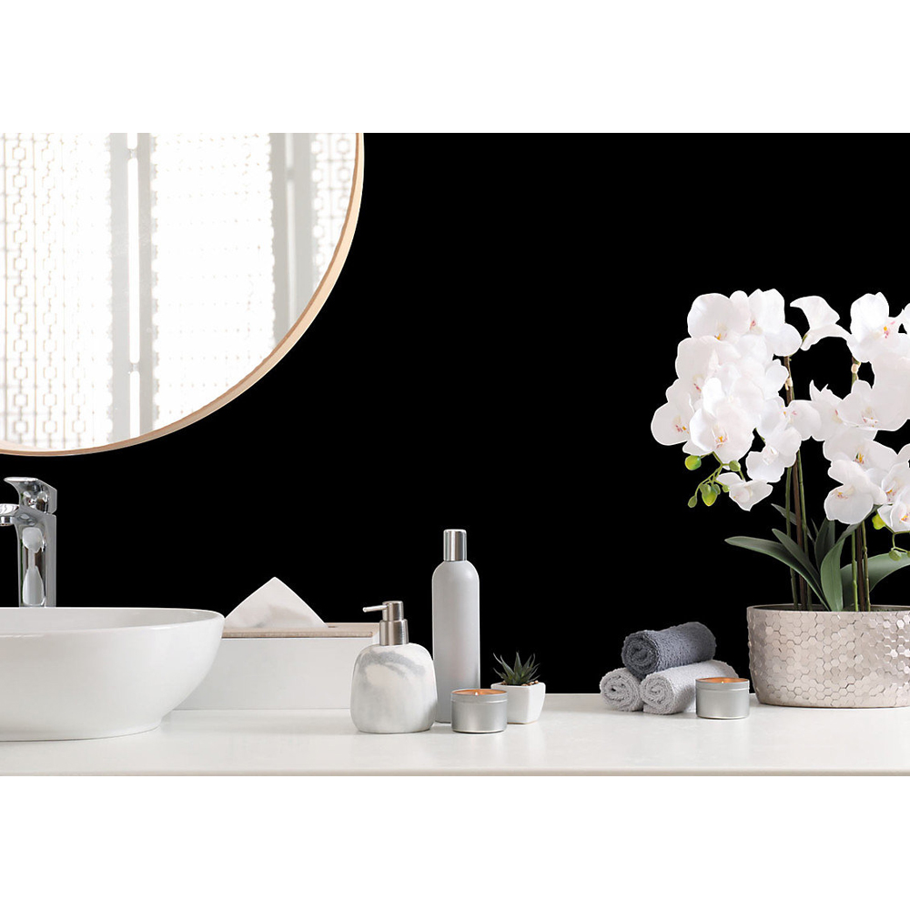 Proclad PVC Black Wall Cladding Panel with Edge Trim and Adhesive Image 4