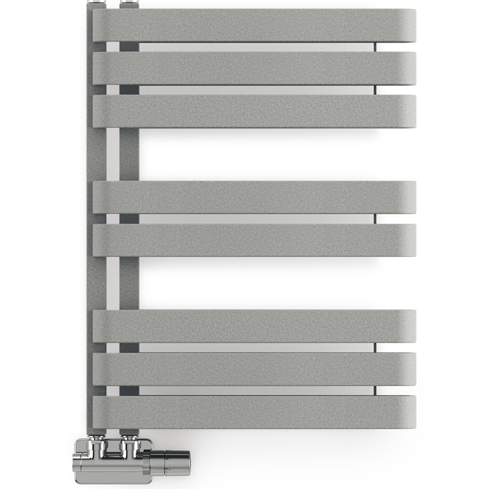 Terma Warp S Salt n Pepper Heated Towel Rail 1535 BTU 655 x 500mm Image 3