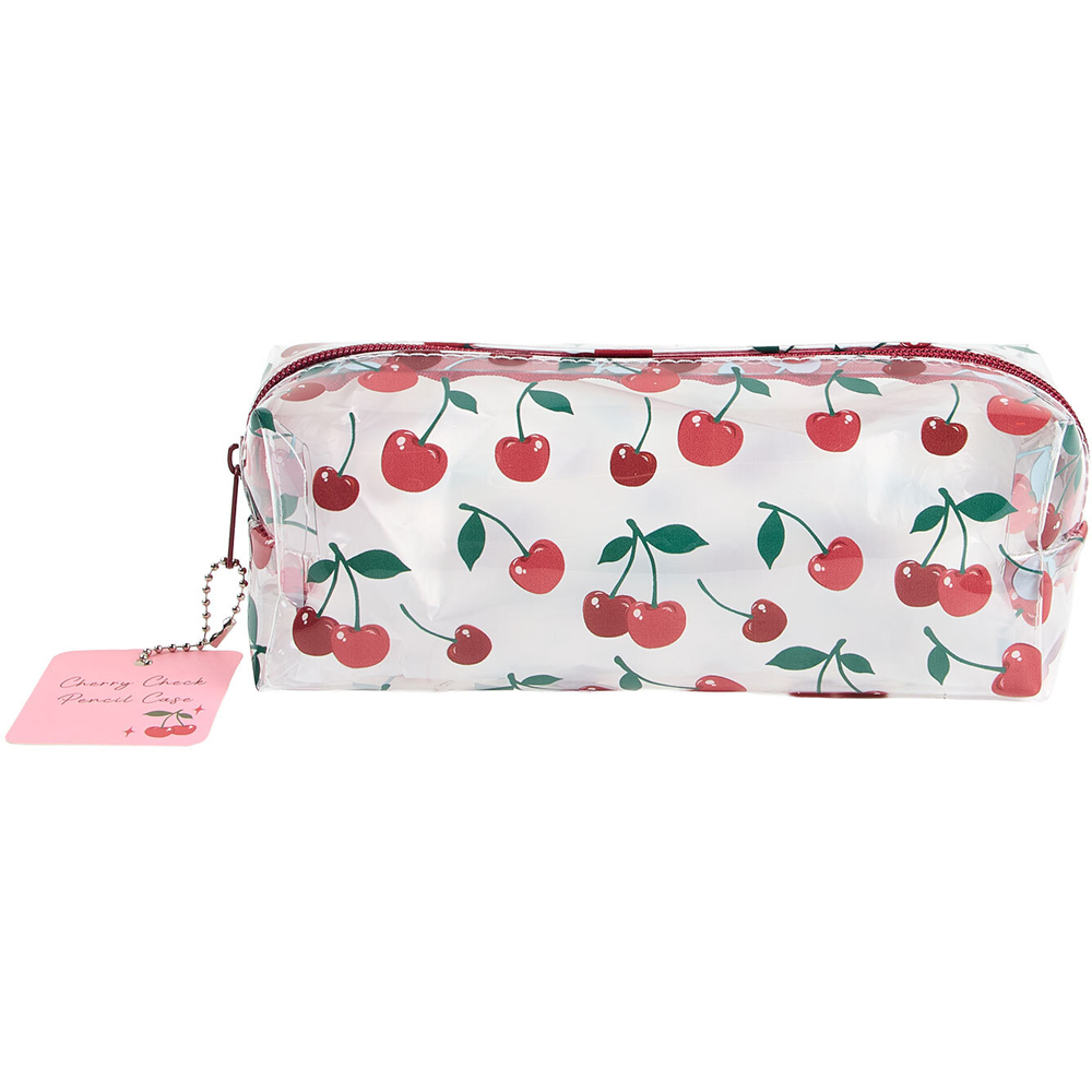Cherry Check Pencil Case Image 2