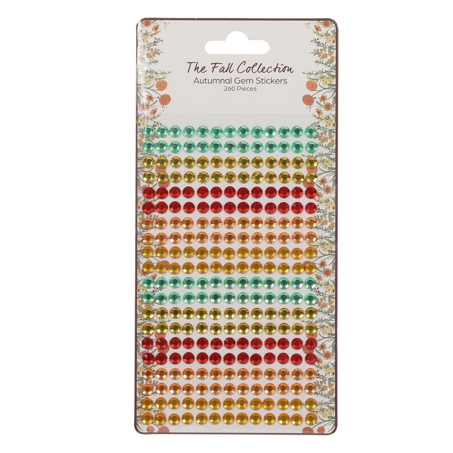 The Fall Collection Autumnal Gem Stickers Image