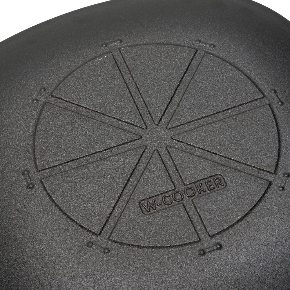 Living and Home Flat Centre Cast Iron Grill Pan Image 7