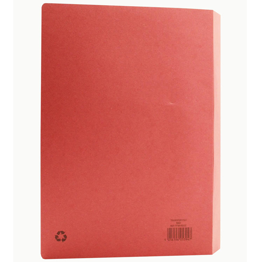 Exacompta 285gsm Red Foolscap Spiral File 25 Pack Image 6