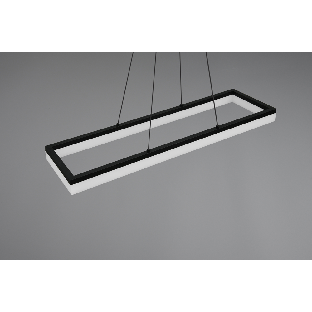 TRIO Camino Matt Black LED Pendant Light Image 8