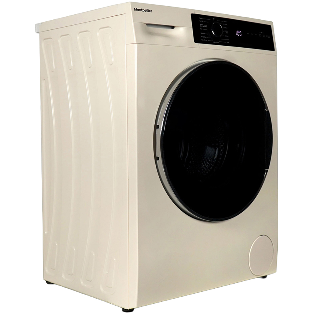 Montpellier MWM814BLC 8kg Cream Wide Washing Machine Image 1