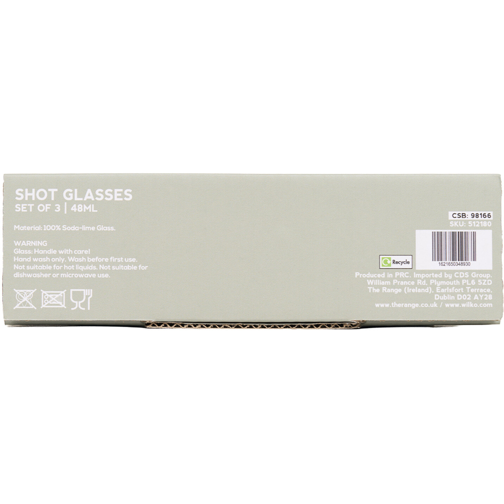 Essential Set 3 Shot Glass 48ml Image 5