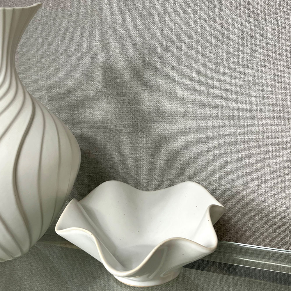 Belmont House Hendrix Silvery Grey Wallpaper Image 3