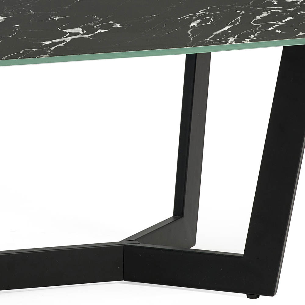 Julian Bowen Olympus Black Marble Coffee Table Image 5
