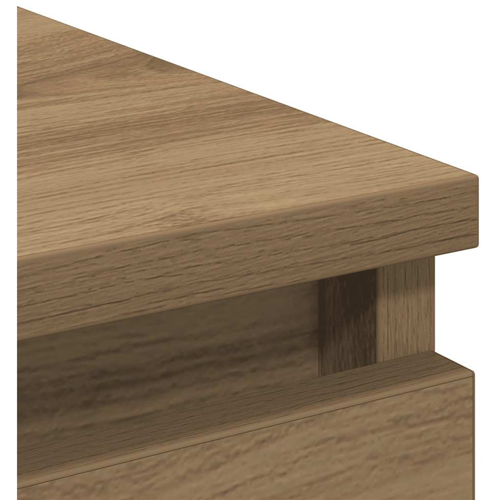 vidaXL 3 Drawer Artisan Oak Sideboard Image 9