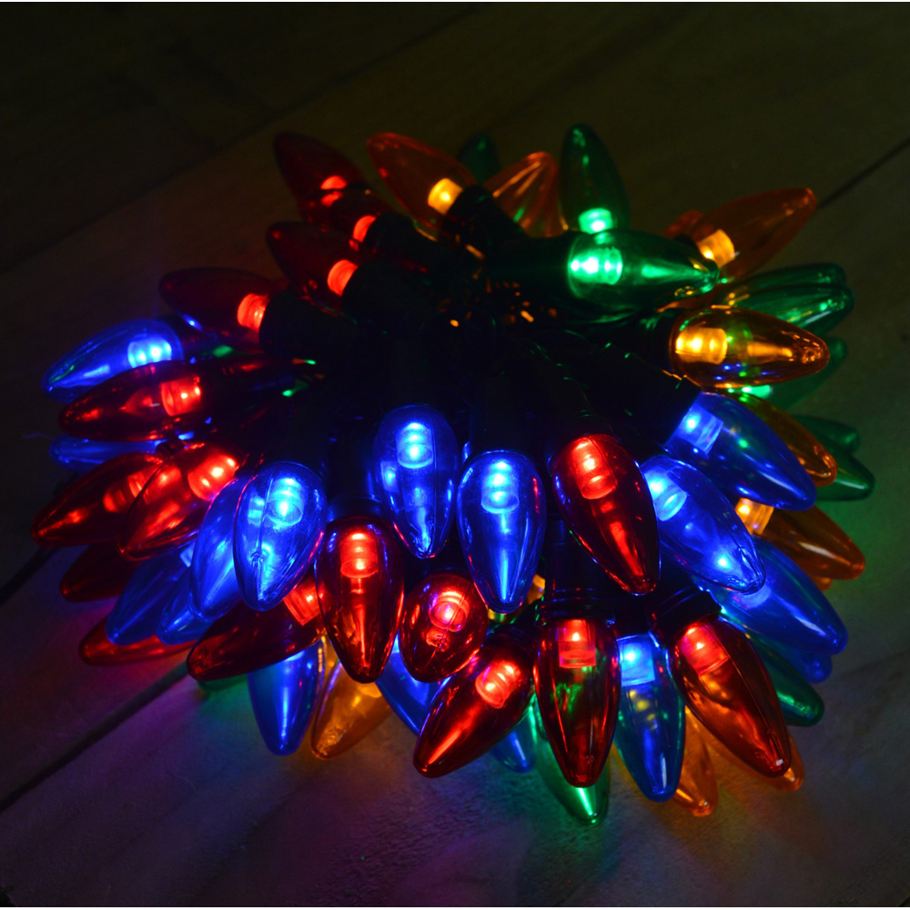 Premier 80 Multicolour LED Christmas Festoon Light Image 1