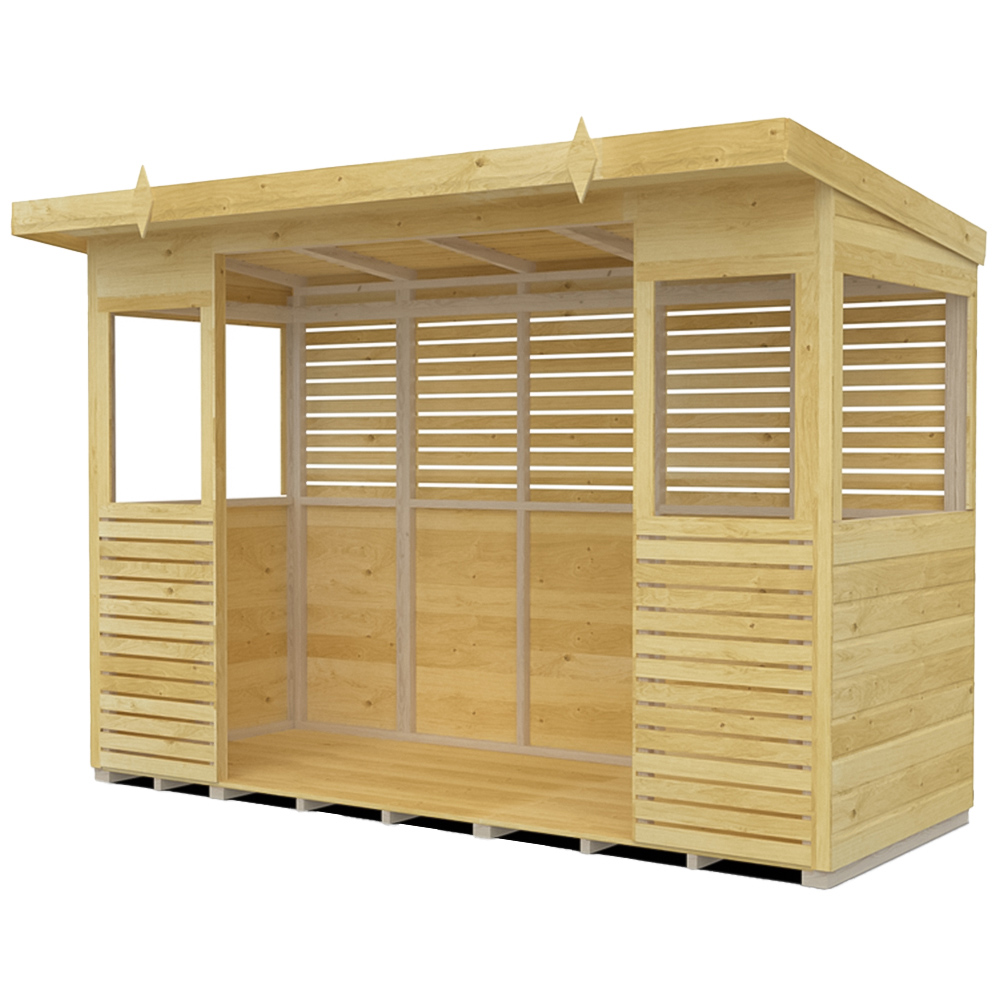 DIY Sheds 10 x 4ft Pressure Treated Tongue and Groove Timber Outdoor Kitchen Shelter Image 1