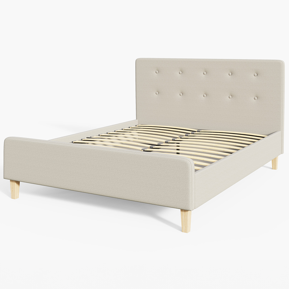 GFW Ashbourne King Size Natural Bed Frame Image 2