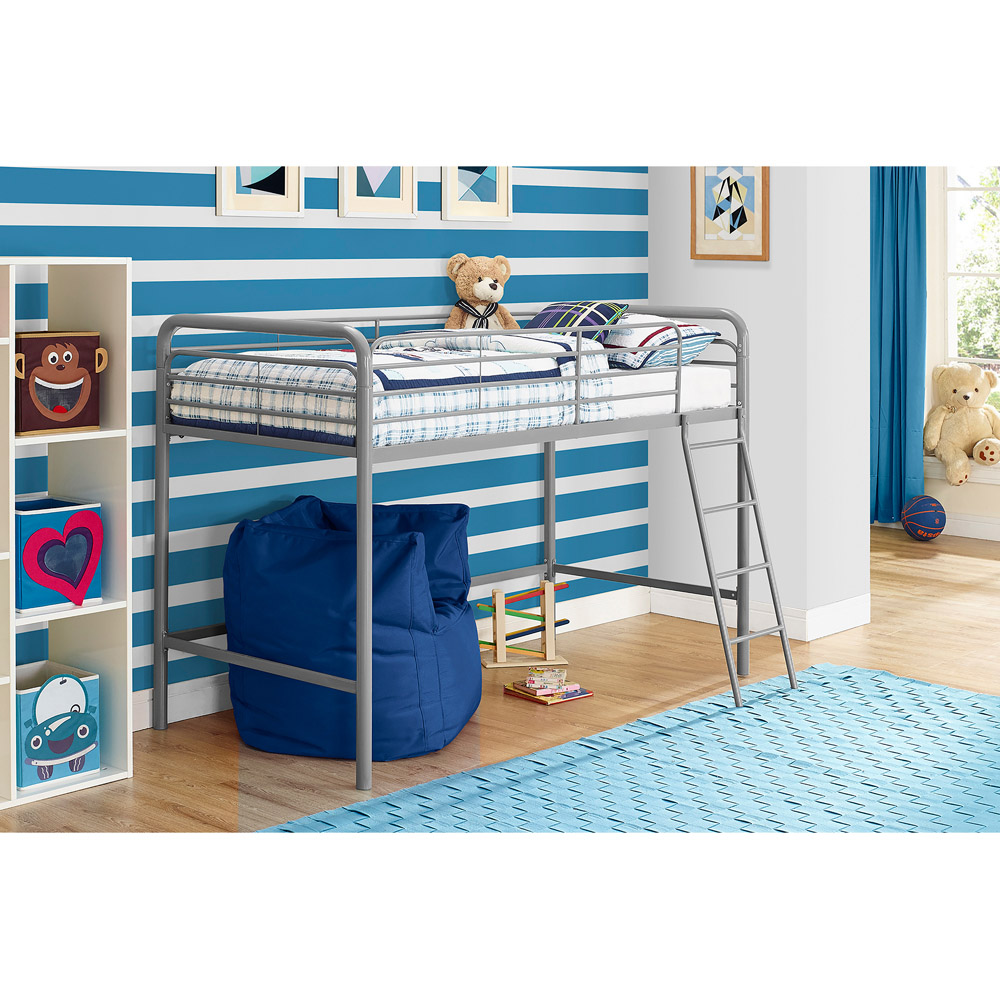 Dorel Single Grey Midsleeper Bed Image 7