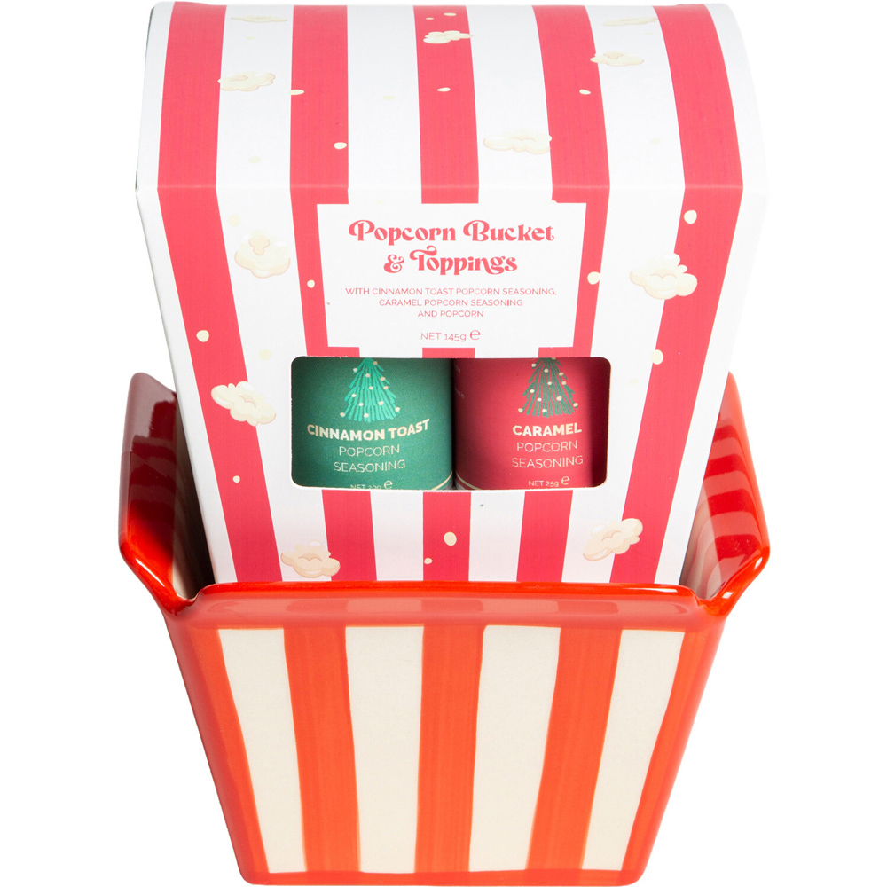 Popcorn Bucket and Toppings Image 1