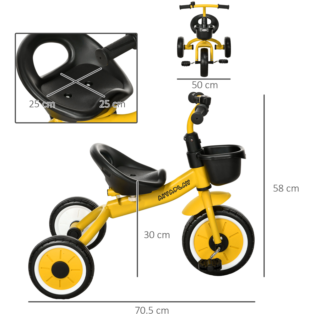 Tommy Toys Toddler Ride On Tricycle Yellow Image 5