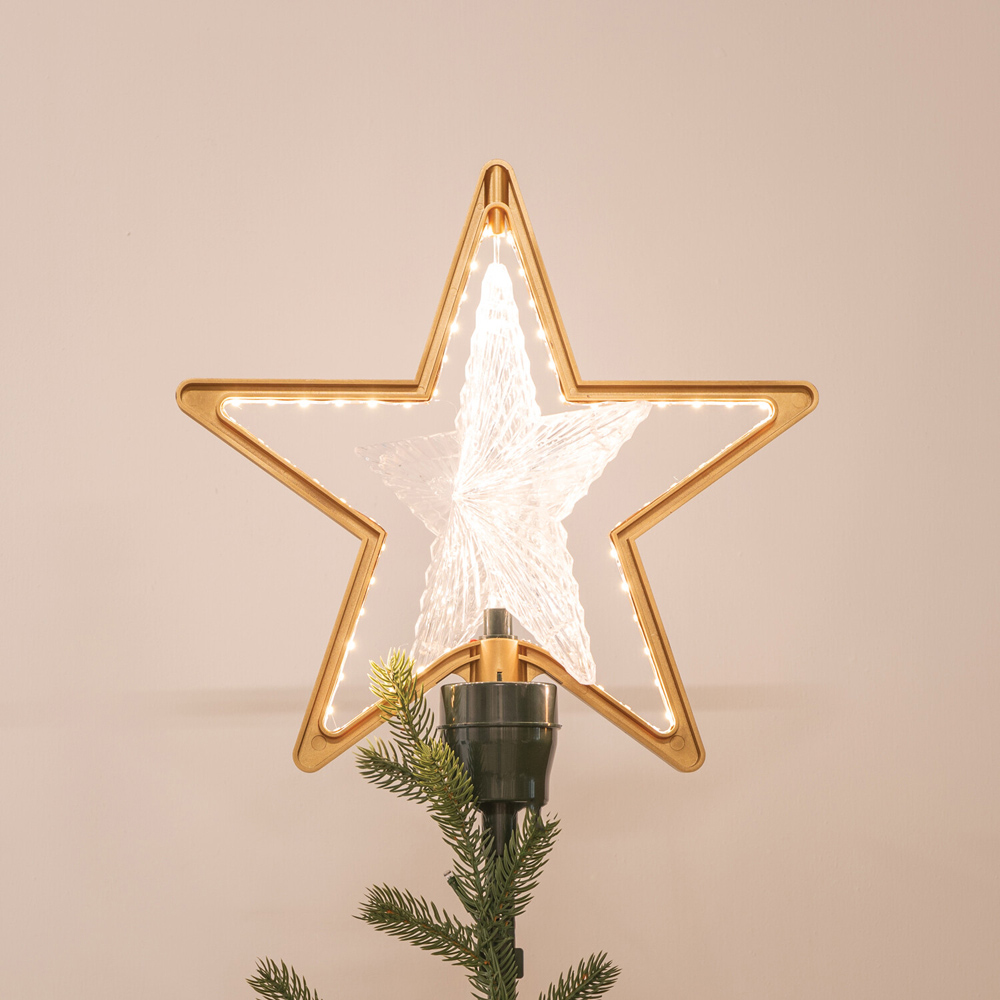 Rotating Star Tree Topper Image 2