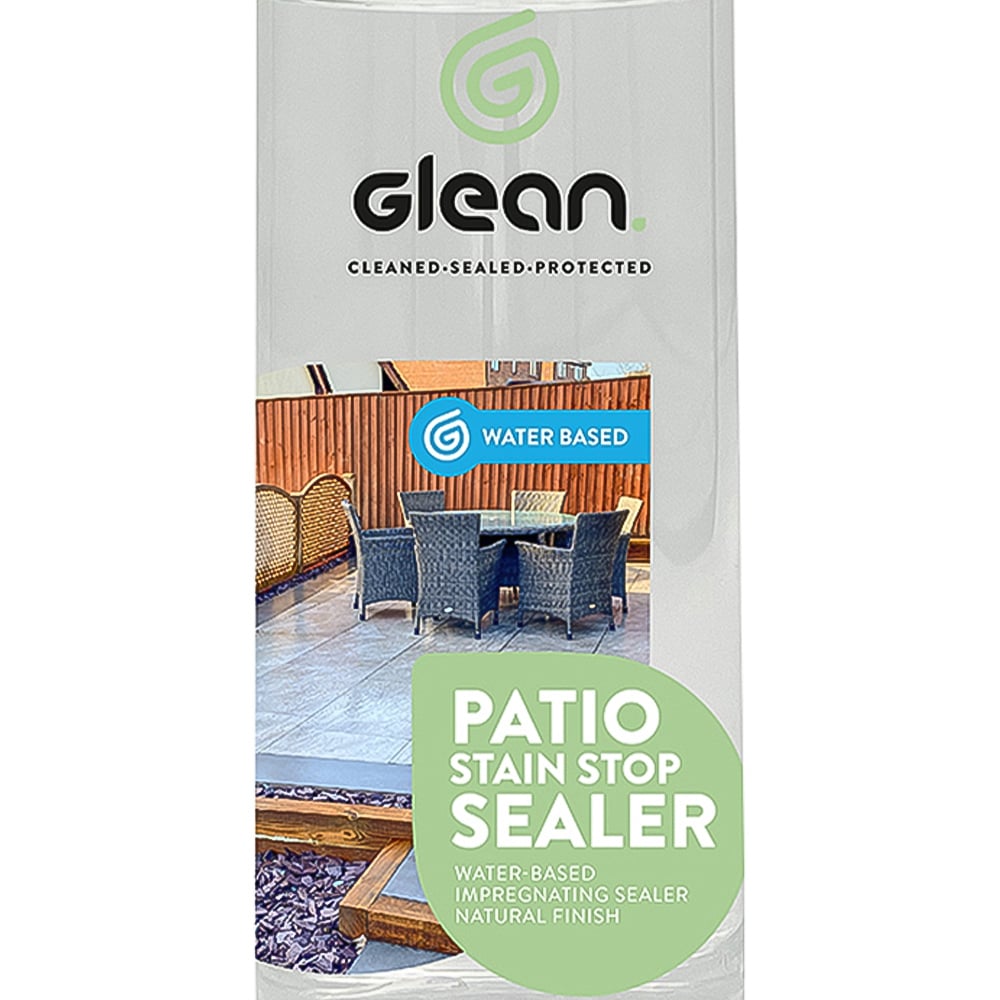 Glean Patio Stain Stop Sealer Water Based 1L Image 2