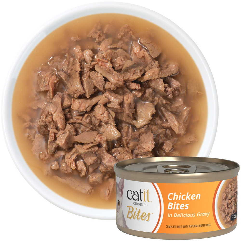 Catit Bites Wet Cat Food Chicken Image 2