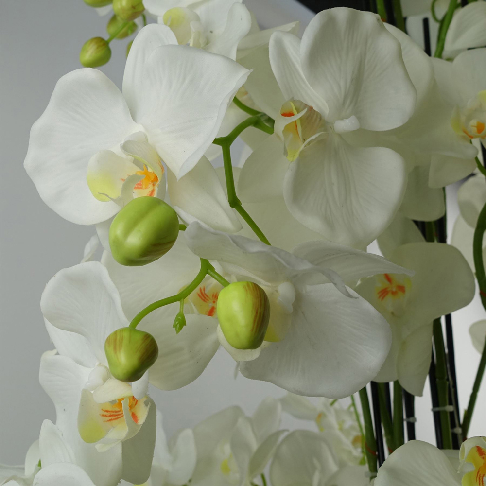 Botanik Giant White Orchid Artificial Plant in Pot 5ft Image 2