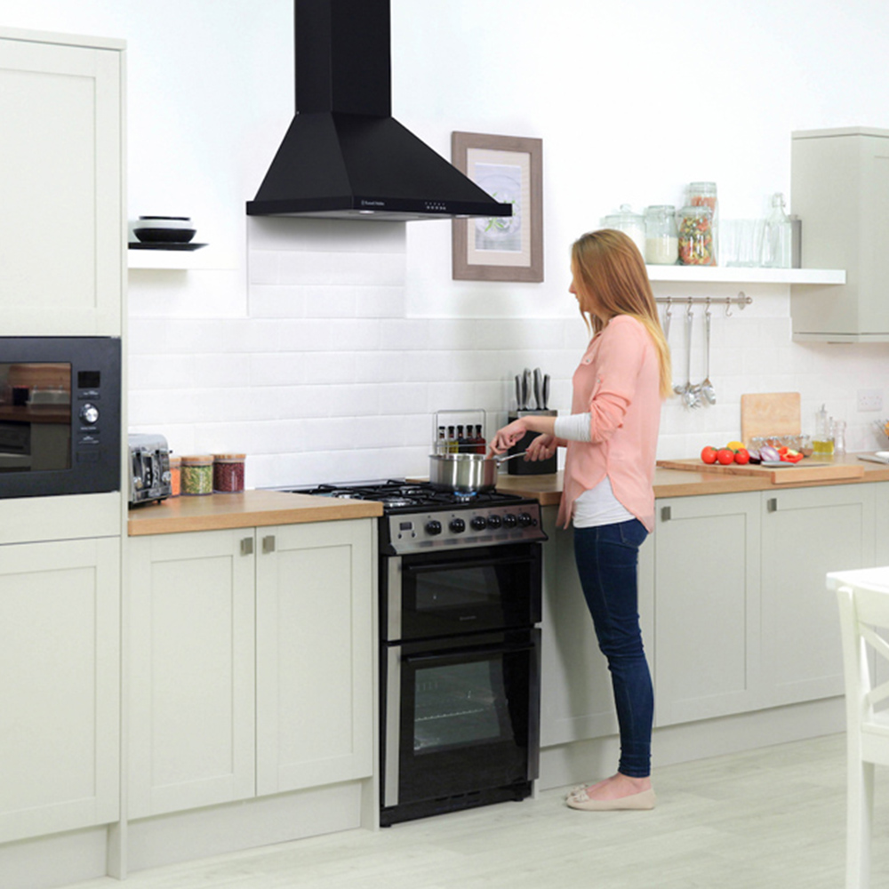Russell Hobbs RHSCH601B-M Black 60cm Wide Chimney Cooker Hood Image 7