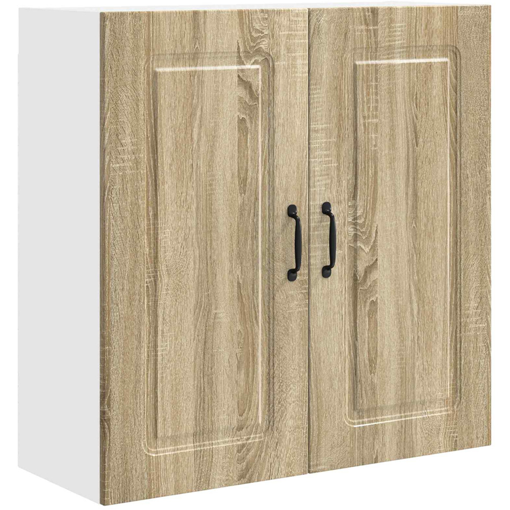 vidaXL Kalmar 2 Door Sonoma Oak Wall Kitchen Cabinet Image 2