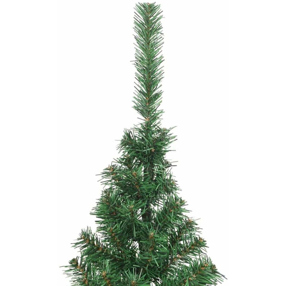 vidaXL Pre-Lit Green Artificial Christmas Tree 8ft Image 5