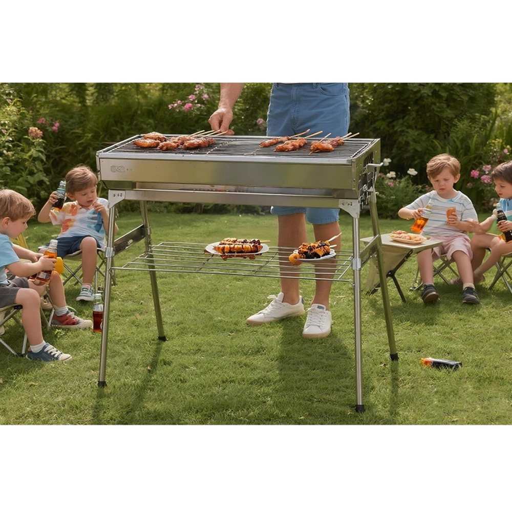 Gr8 Garden Folding Charcoal Barbecue Grill Image 5
