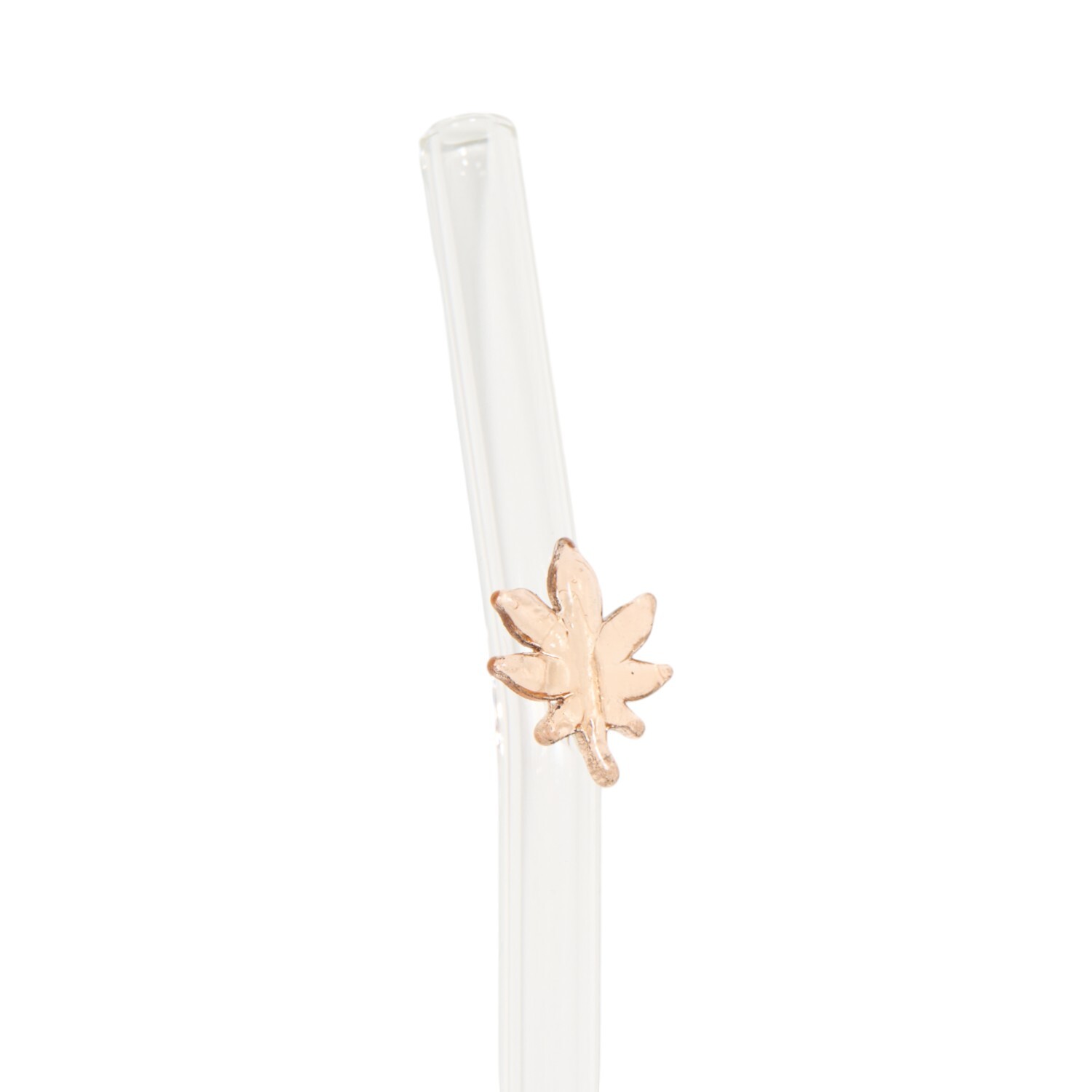 Pack of 4 Autumn Halloween Icon Glass Straws Clear Image 6