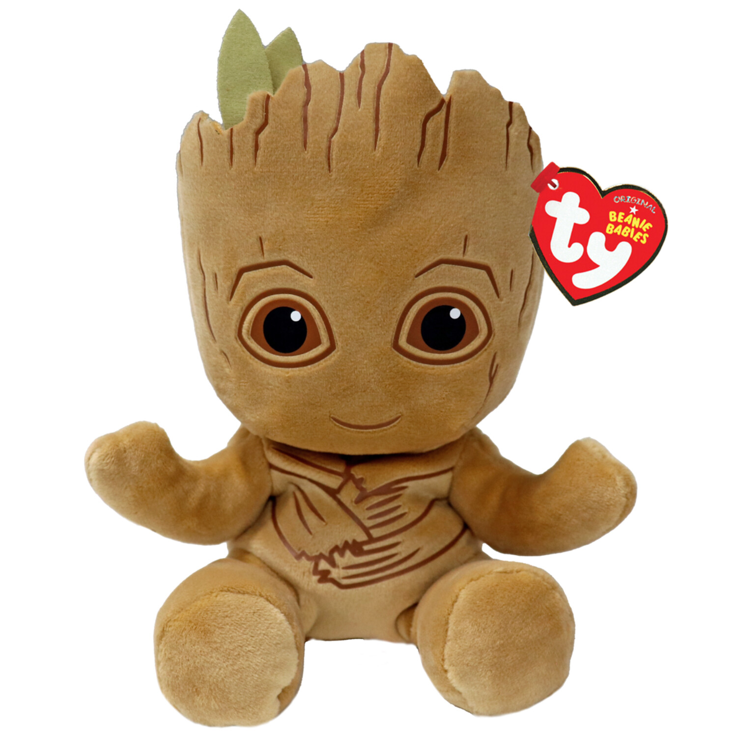 Ty Marvel Groot Soft Toy  - Brown Image