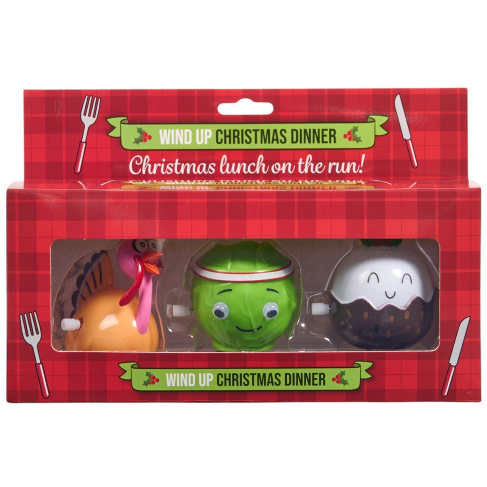 Racing Christmas Dinner Wind Up Toy Image 1