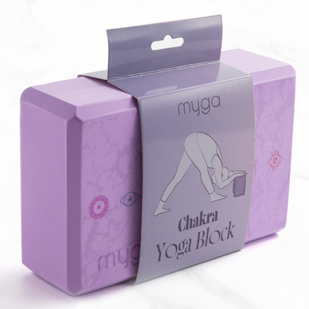 Myga Chakra Foam Yoga Block Image 2