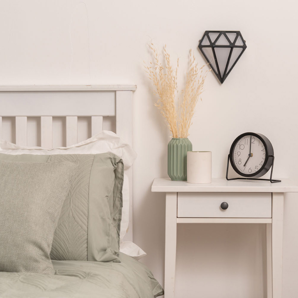 ValueLight Diamond Black LED Bathroom Outdoor Wall Light Image 4