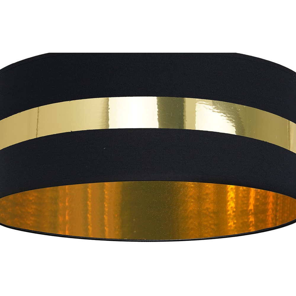 Milagro Palmira Black Ceiling Lamp 230V Image 3
