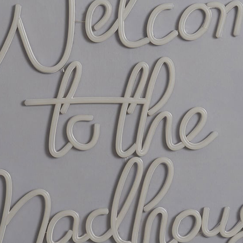 Welcome to the Madhouse LED Neon Sign Light Image 4