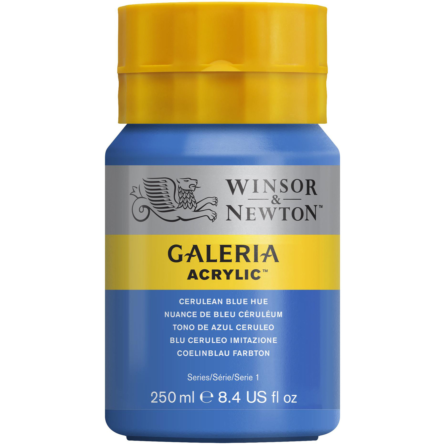 Winsor and Newton 250ml Galeria Acrylic Paint -  Cerulean Blue Hue Image