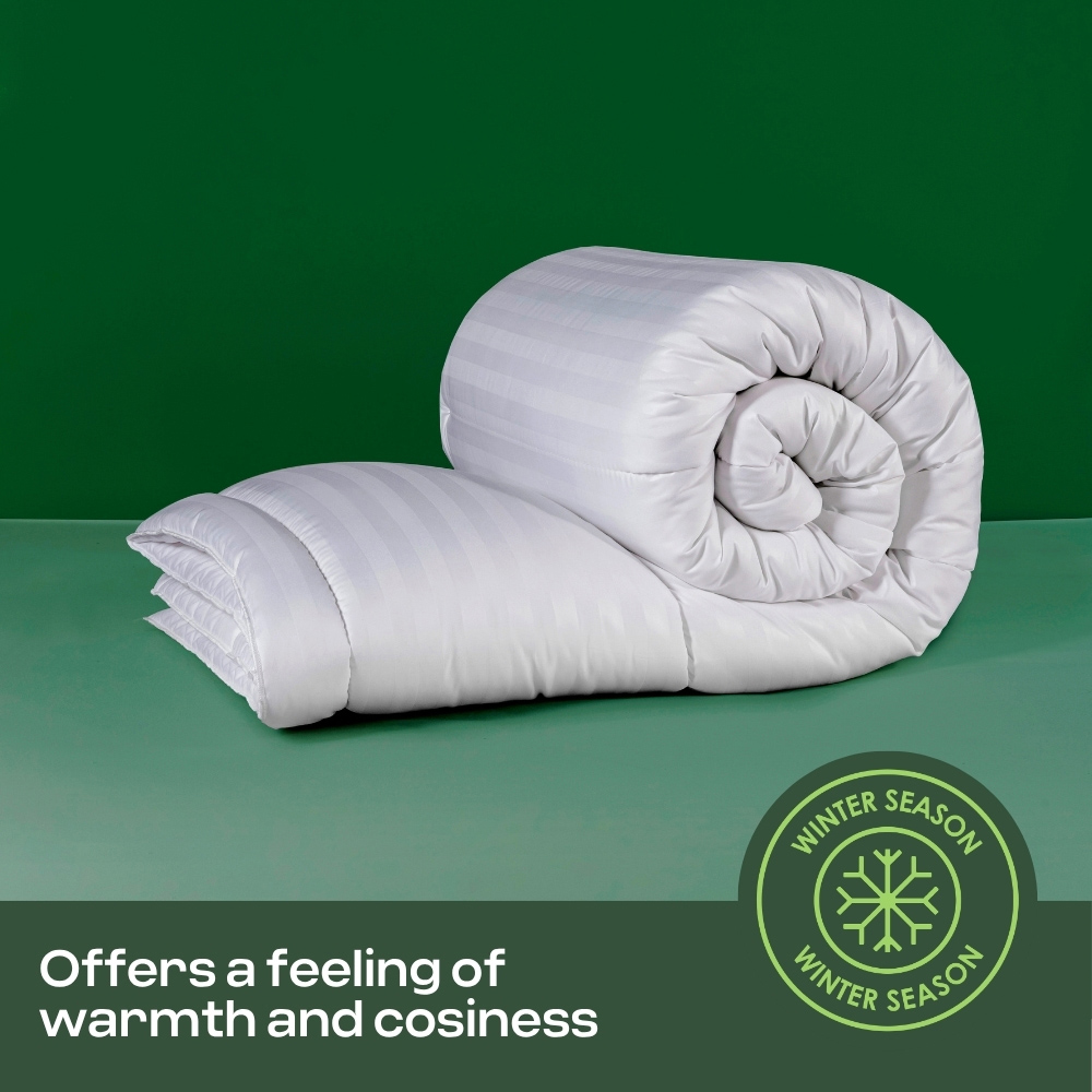 MHG Living Single White Extra Warm Winter Hollowfibre Duvet 15 Tog Image 5