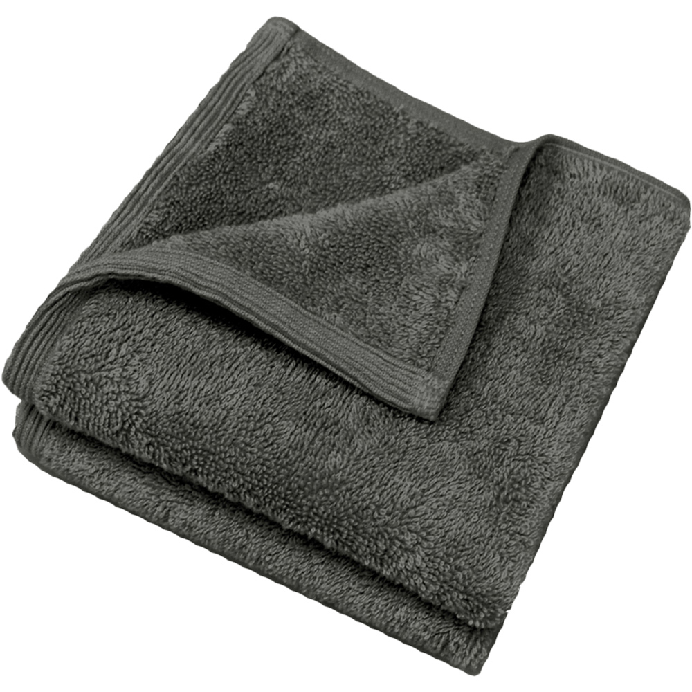 Allure Bath Fashions Marlborough Bamboo Cotton Graphite Face Cloth 2 Pack Image