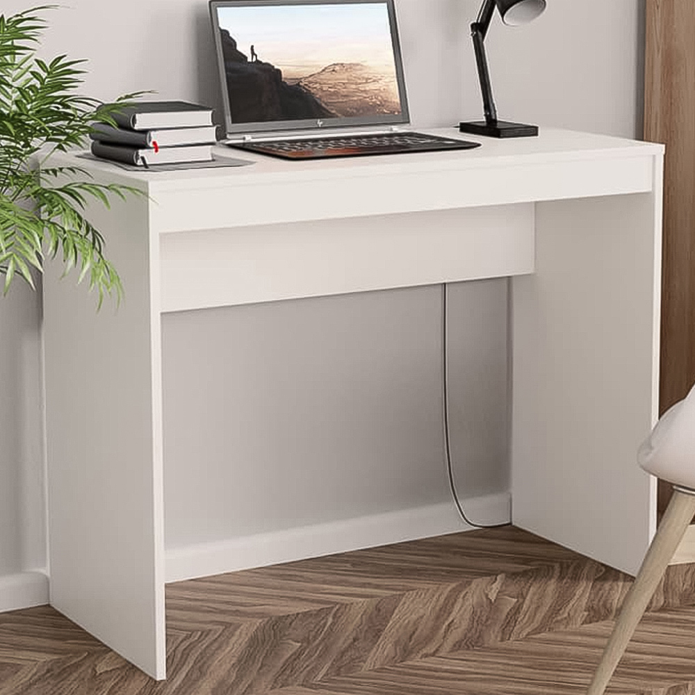 vidaXL Computer Desk White Image 1