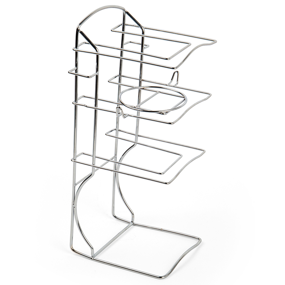 Bigjigs Toys 8 Piece Stainless Steel Cooking Pot Rack Image 5