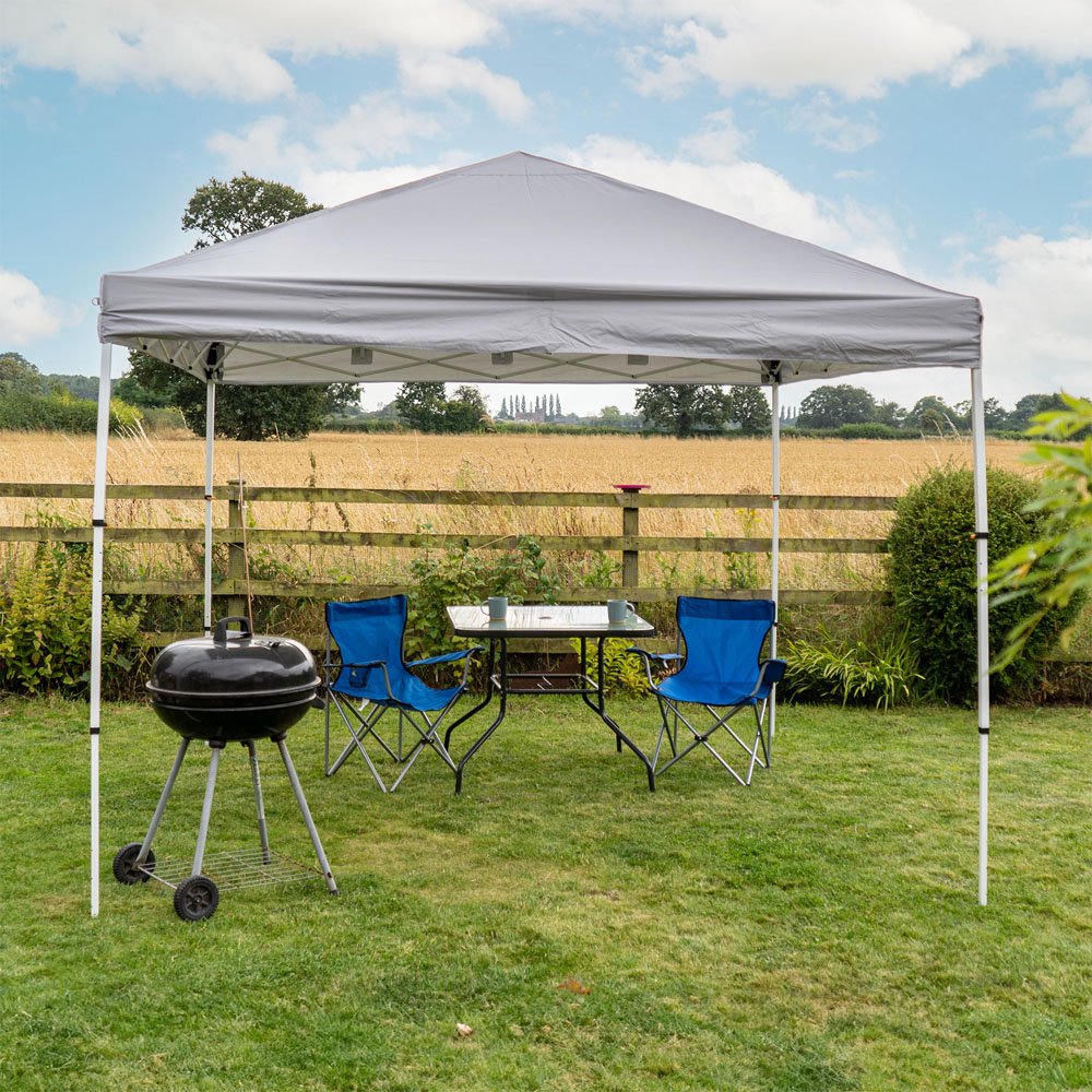 Jack Stonehouse 3 x 3m Light Grey Portable Pop Up Gazebo Image 6