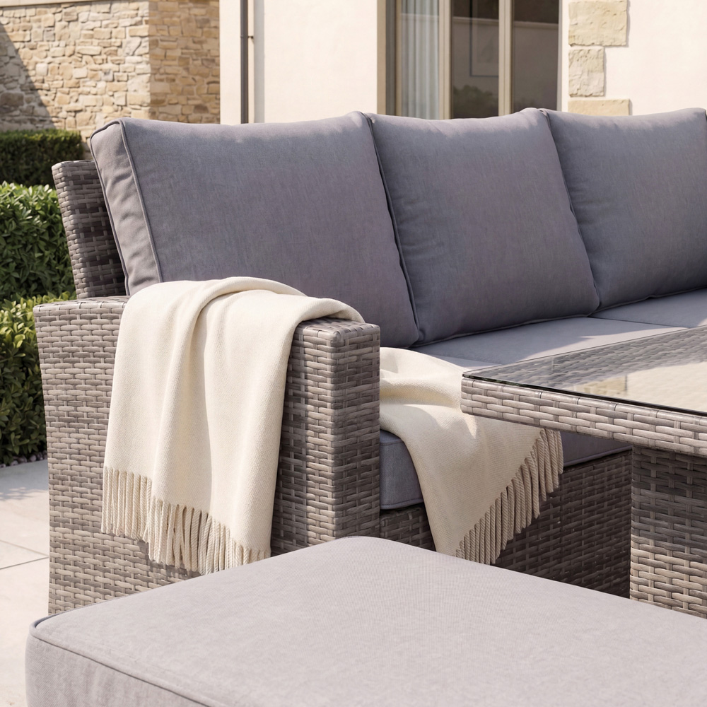 Charles Bentley 6 Seater Corner Lounge Set Image 5